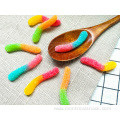 Assorted Sour Bright Neon Worms Gummy Candy